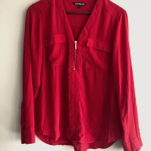 Zipper Front Express Tunic